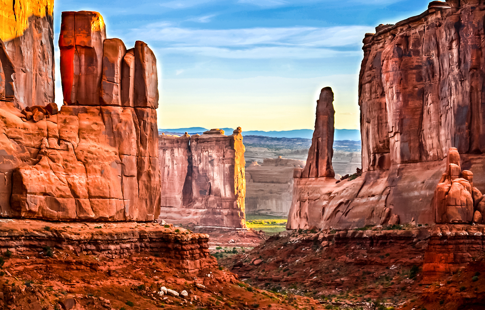 The Red Rocks of the Grand Canyon